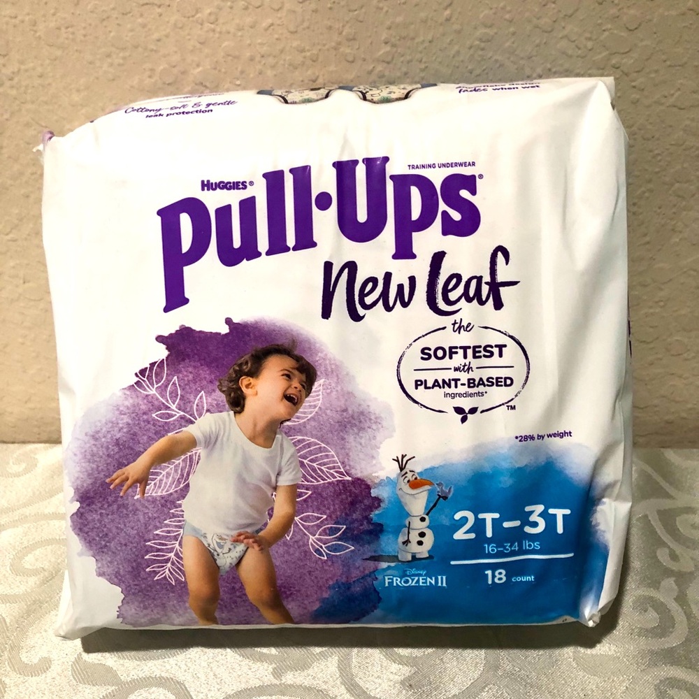 Huggies New  Leaf pull ups diaper training pants 2T-3T